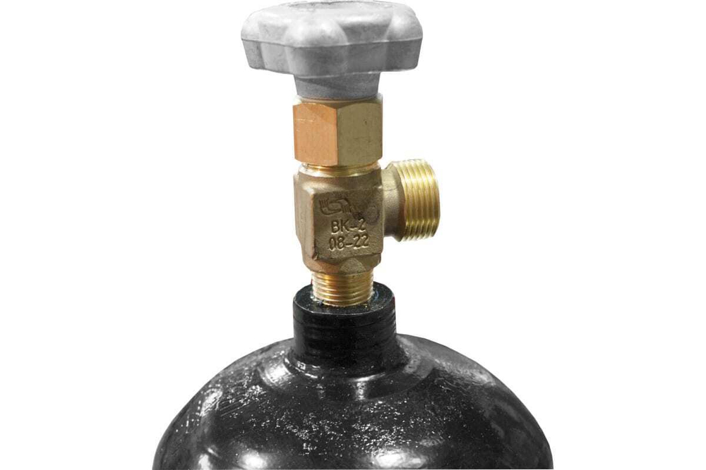 Баллон УГЛЕКИСЛОТА 10л с ВК-2 (d-140 мм) ГОСТ 949-73, DRAGONKIT