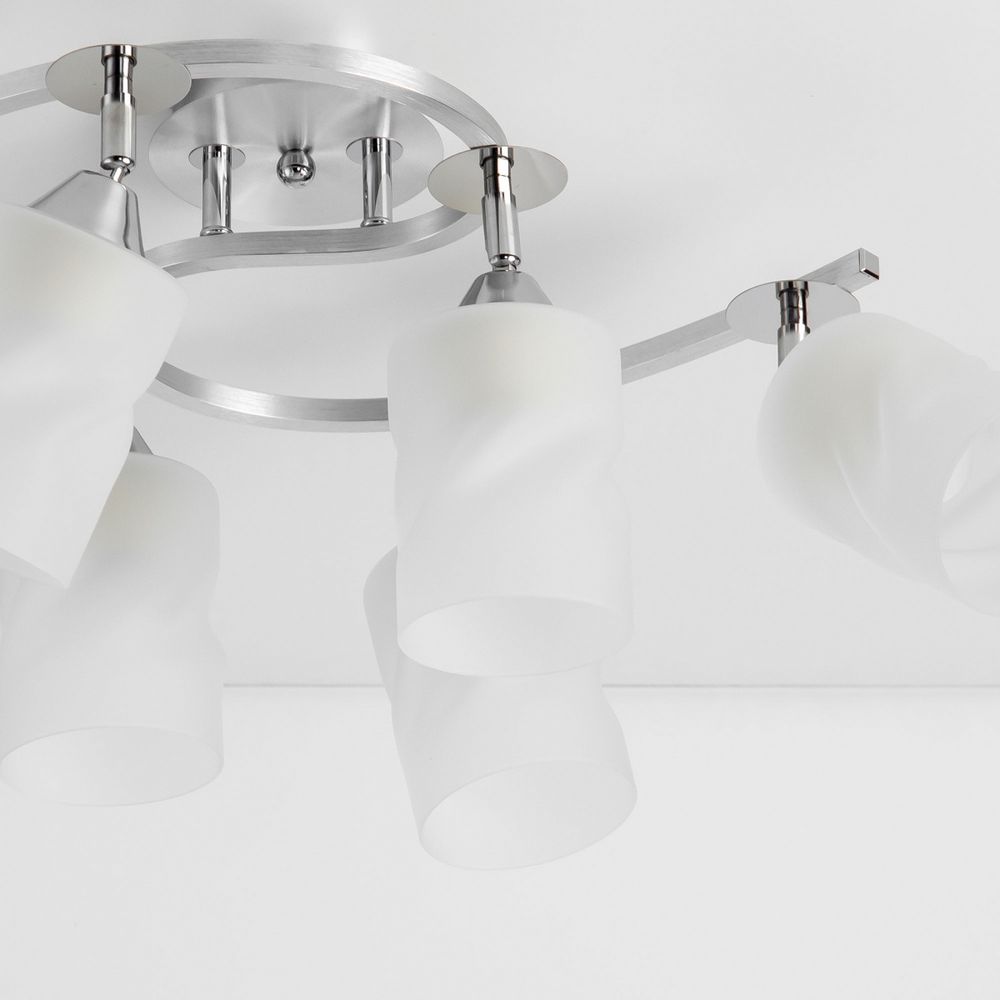 Citilux Сиерра CL119260 Люстра с поворотными плафонами Алюминий