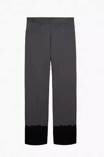 ZARA X STEFANO PILATI КОМБИНИРОВАННЫЕ БРЮКИ-КАЛЬСОНЫ, СЕРЫЙ