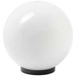 Садово-парковый светильник ЭРА НТУ 02-60-251 шар опаловый призма на опору / кронштейн IP44 Е27 max60Вт d250mm