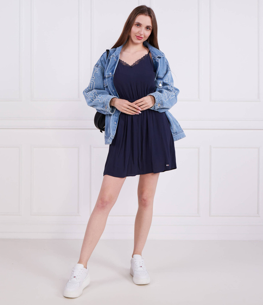 Платье Tommy Jeans - темно-синий(DW0DW15174)