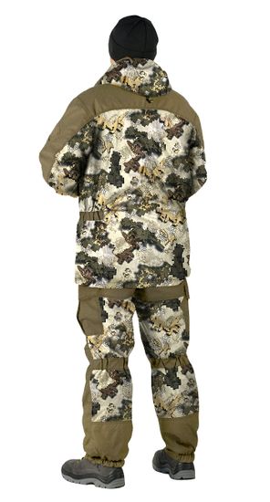 Костюм демисезонный "ГЕРКОН-ВЕСНА/ОСЕНЬ" расцветка камуфляжная "Желтые соты"/хаки.