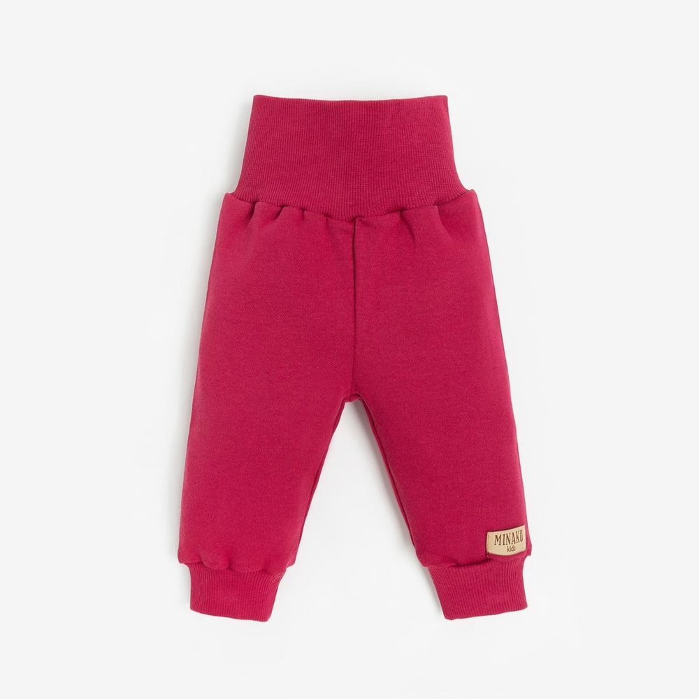 Штаны для девочек фуксия, р. 74-80 см 7994870 (MINAKU)