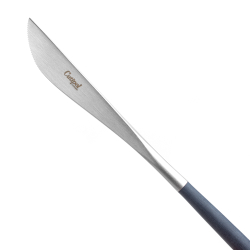 Набор столовых приборов на 6 персон 24 предмета Cutipol Goa matte blue в подарочной упаковке