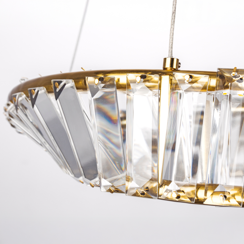 699043 Люстра VIDARE 20W LED 1700LM ЗОЛОТО 3000K IP20