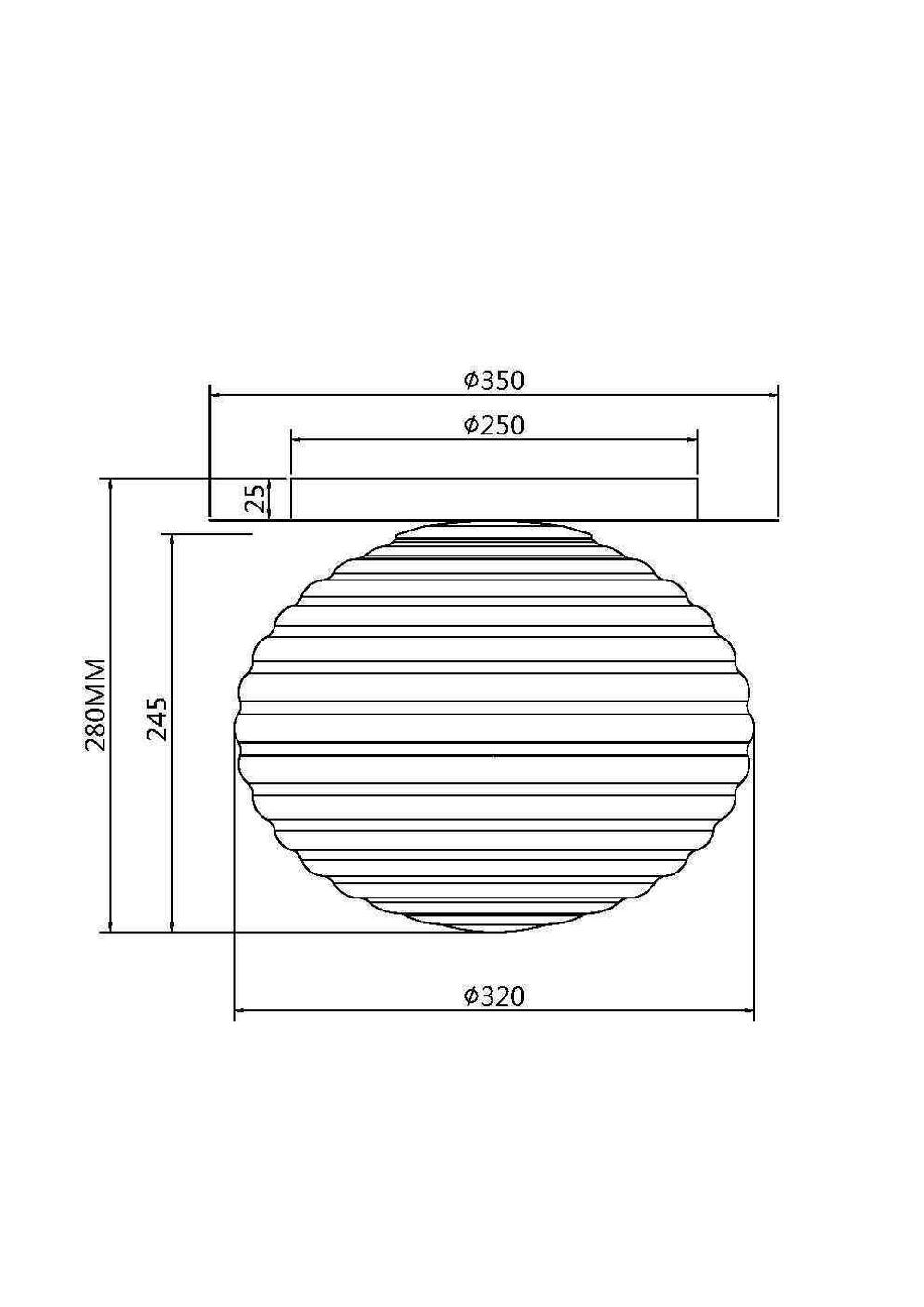 Светильник потолочный Maytoni Reels MOD268CL-01G