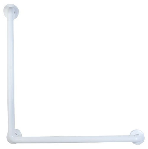 Поручень угловой 3 точки опоры алюминий NOFER 15060.NBA белый