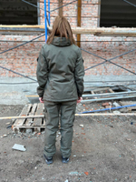 Женская горка Валькирия флис / осень-зима / олива исландия