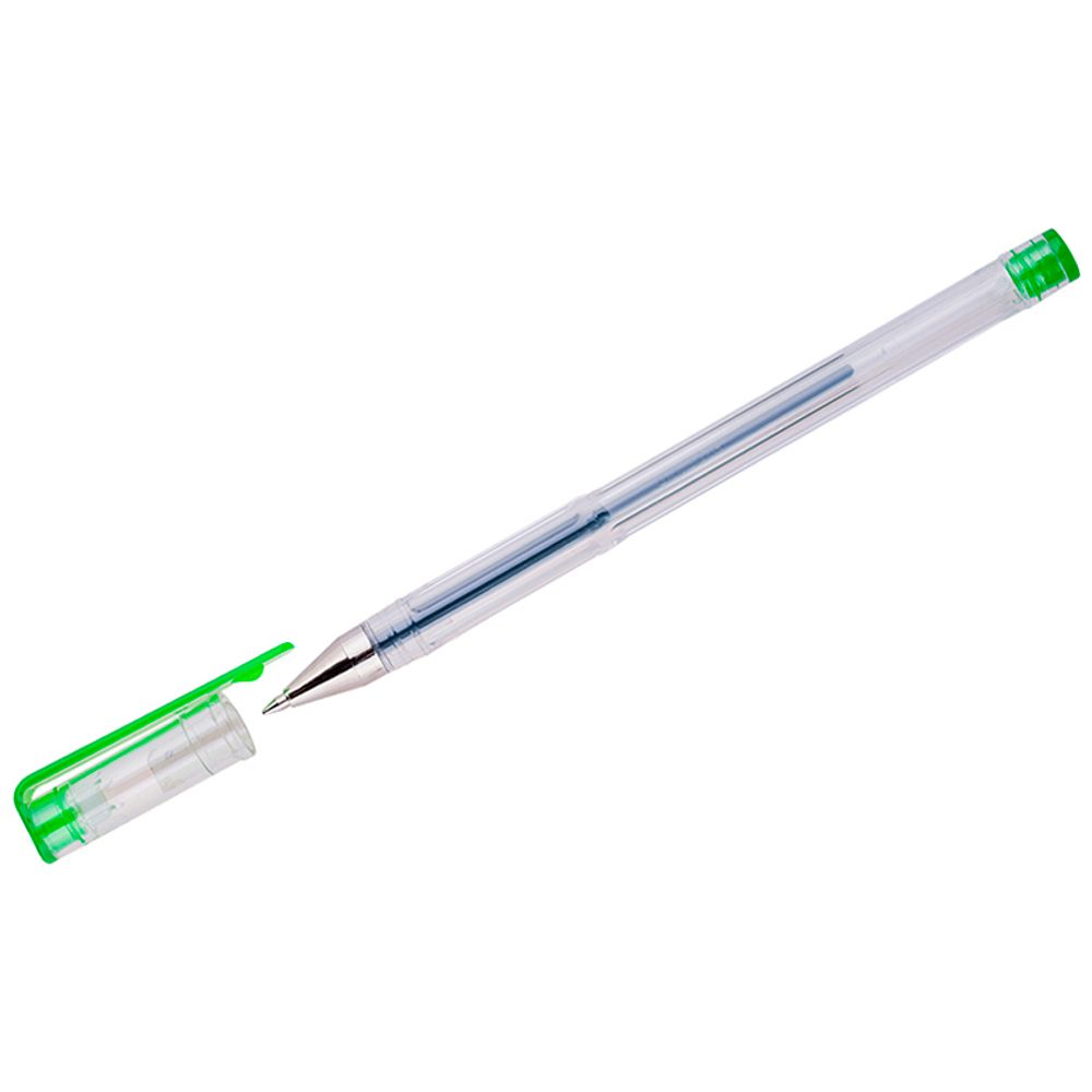 Ручка гелевая OfficeSpace зеленая, 0,5мм