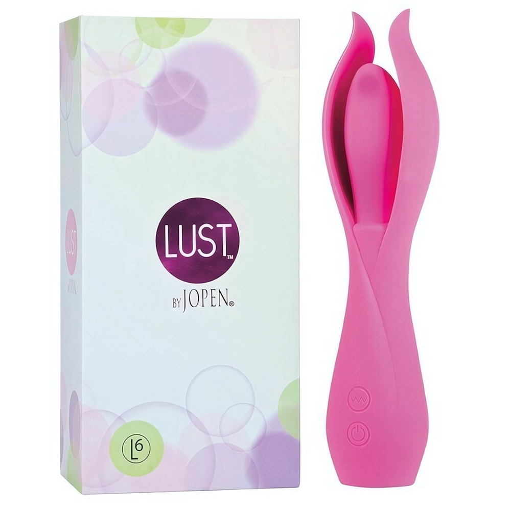 Силиконовый вибратор в виде цветка Lust L6 (10 режимов) (Цвет: розовый)