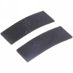 Зажимы для волос 2шт «KRASA - Aks», стразы, прямоугольник, цвет черный, 8*2,5см