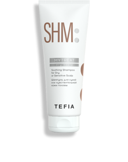Tefia Mytreat Soothing Shampoo - Шампунь для сухой или чувствительной кожи головы, 250мл