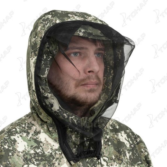 Костюм летний антимоскитный Тайган, цв.КМФ мох р.60-62/182-188 (T-KS-T-M4293-5XL-2) Helios