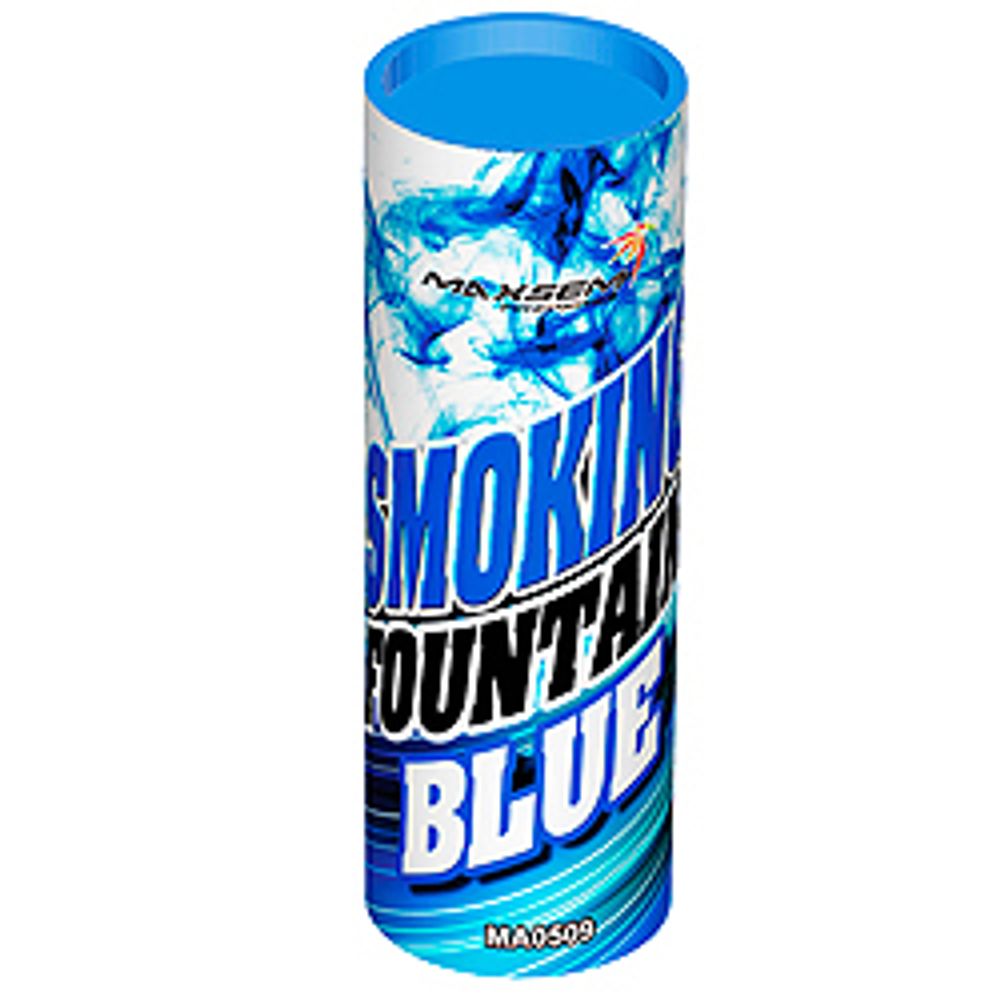 Цветной-дым,SMOKING-FOUNTAIN-BLUE (30 сек)