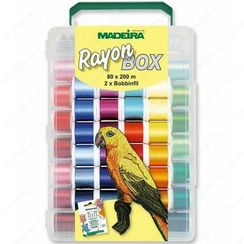 Набор ниток Rayon №40 (82шт×200м,2штх1500м) Madeira
