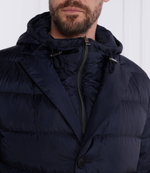 Пуховое пальто P-Hyde-Pad-Hood-233F BOSS BLACK - темно-синий(50496174)