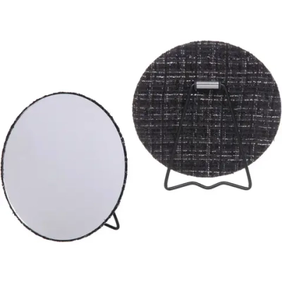 Зеркало настольное «ФРАТЕЛЛИ», черный цвет, 15*15см (коробка)