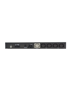 Powercom King Pro RM, Line-Interactive, 1000VA/800W, Rack mount 1U, 5*IEC320-C13 (1 surge & 4 batt), USB, LCD, black (1152593)