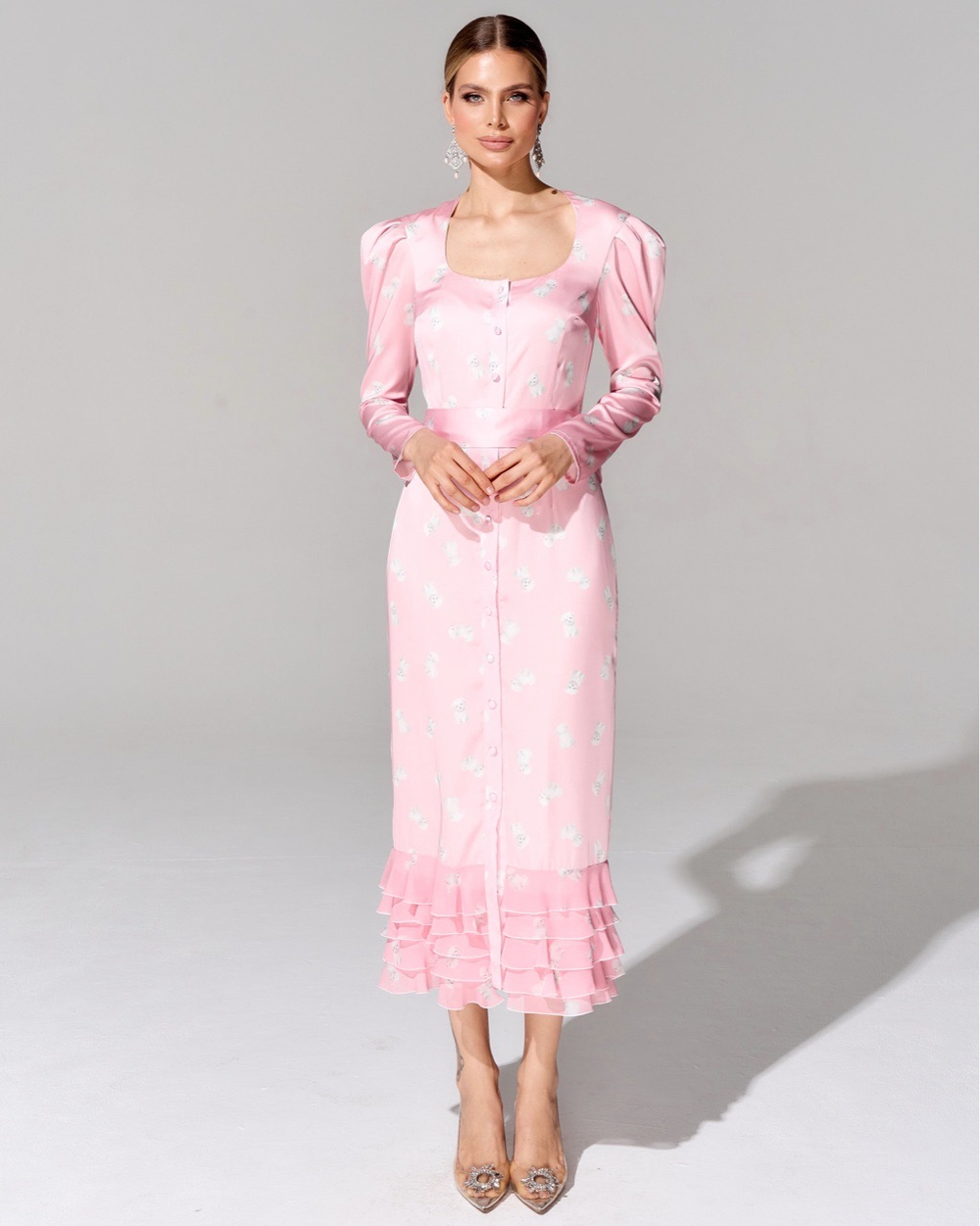 Платье длины миди