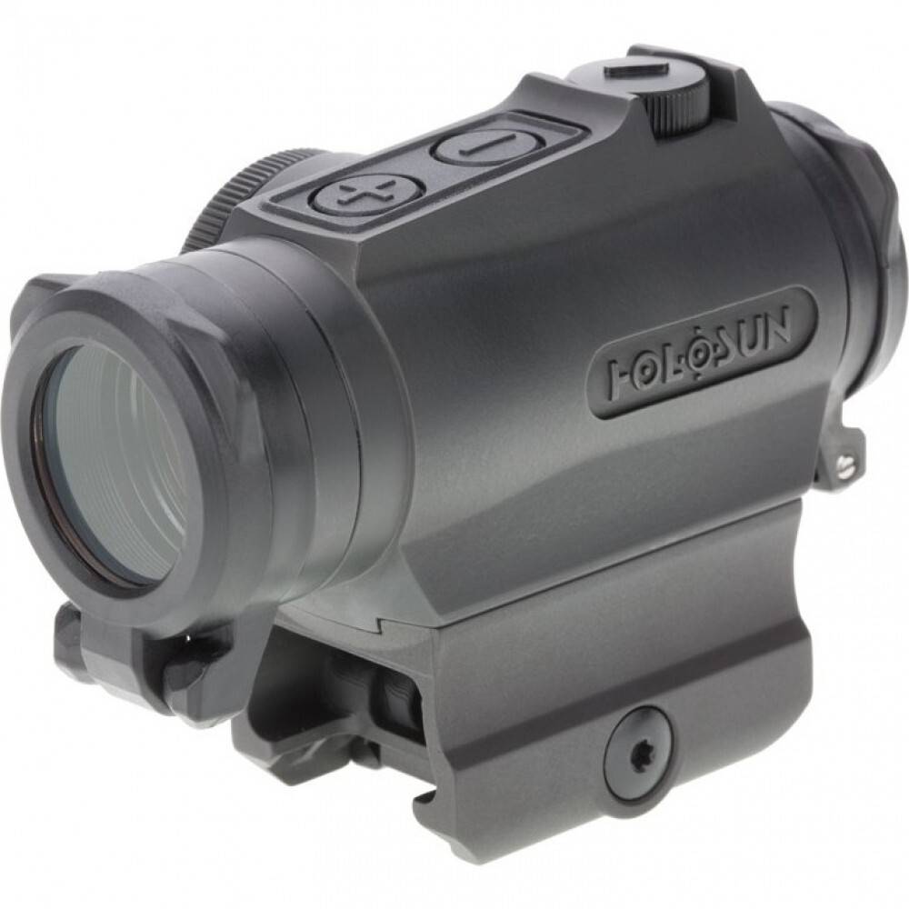 Коллиматорный прицел HOLOSUN MICRO ELITE HE515GT-GR (закрытый, 2 МОА, 2 метки зеленая, вивер, титан)