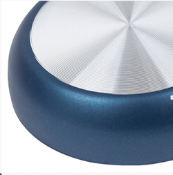 Сотейник со стеклянной крышкой, диаметр 24 см с антипригарным покрытием, алюминий