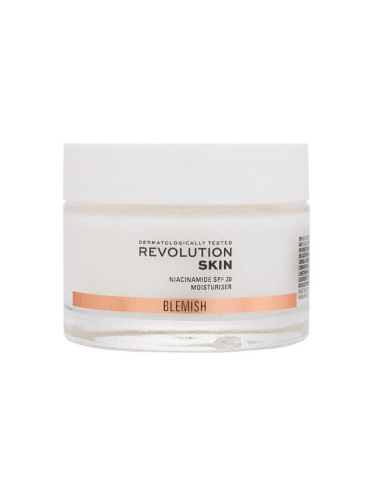 Увлажнение и питание Revolution Skincare Blemish Niacinamide Moisturiser SPF30 50 ml tagescreme für Frauen