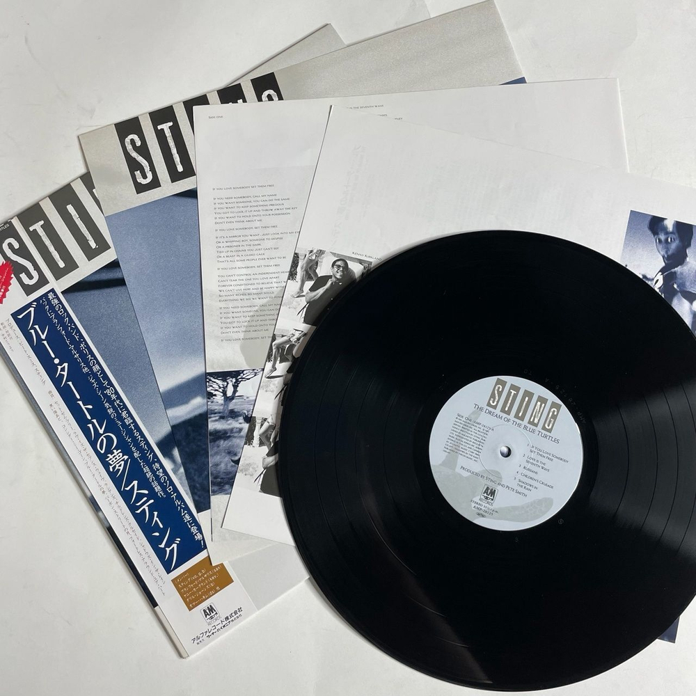 Винтажная виниловая пластинка LP Sting The Dream Of The Blue Turtles (Japan 1985) (Obi) Consider Me Gone