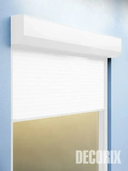 Аэрозольная грунт-эмаль по ржавчине 3 в 1 краска для металла DECORIX 520 мл глянцевая в баллончике белая