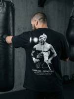 Футболка оверсайз хлопковая черная Legenda Величайший Геркулес