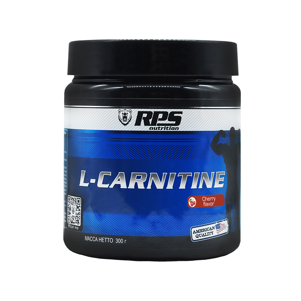 Л-КАРНИТИН 300г БАНКА, L-CARNITINE RPS NUTRITION, вкус вишня