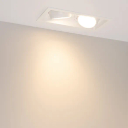 Светильник MS-VORTEX-BUILT-S250x140-2x30W Warm3000 (WH-WH, 50 deg, 230V) (Arlight, IP20 Металл, 5 лет) 042369