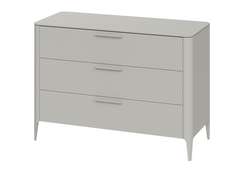Комод Type 3 ящика ширина 120 см (серо-бежевый)