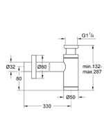 Сифон для раковины Grohe 28912000 Хром