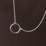 Подвеска  круг, серебро