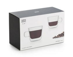 213050.1 Чашка SAMADoyo  F-010 H=70мм, 180мл., стекло.