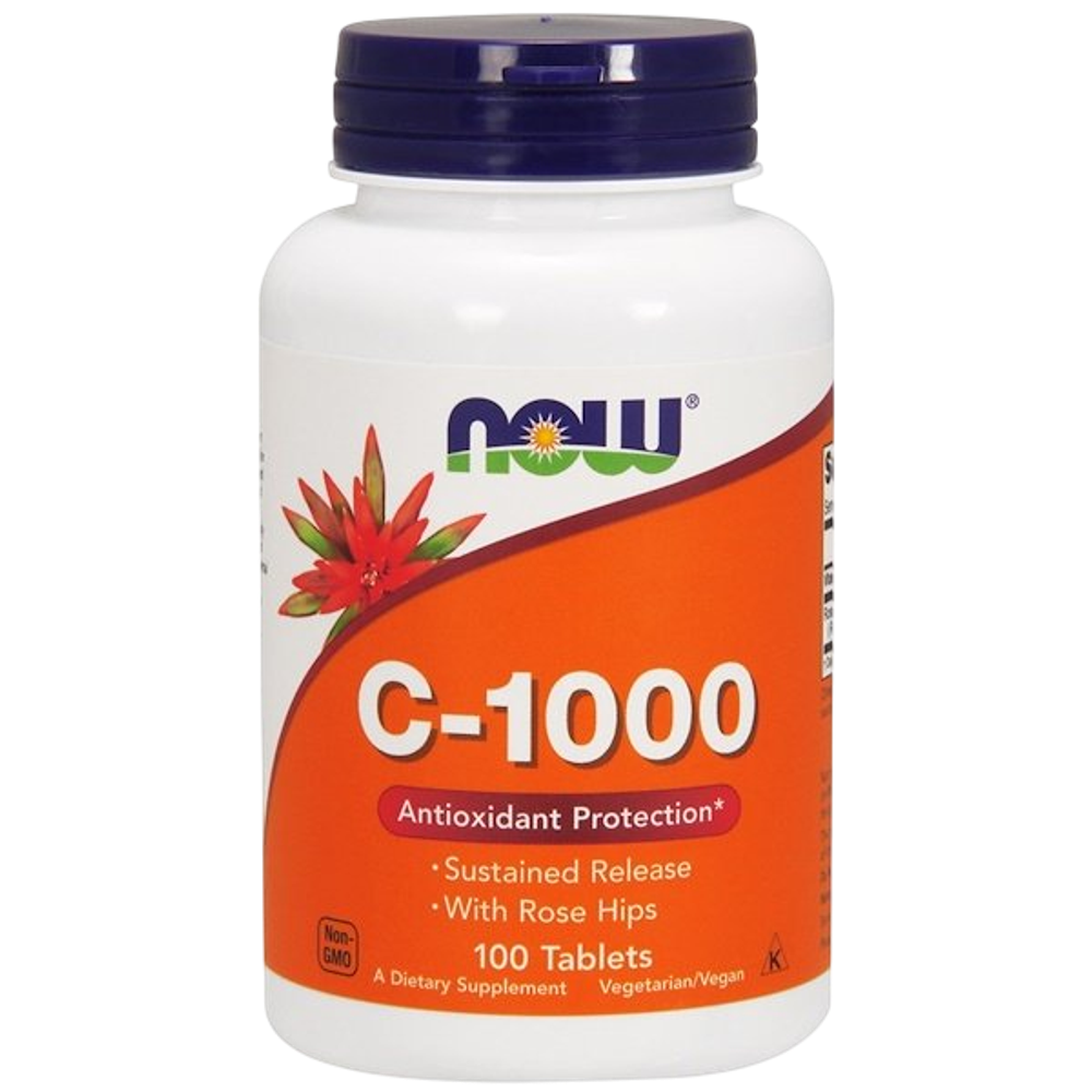 NOW Foods C-1000 100 таблеток, Витамин С