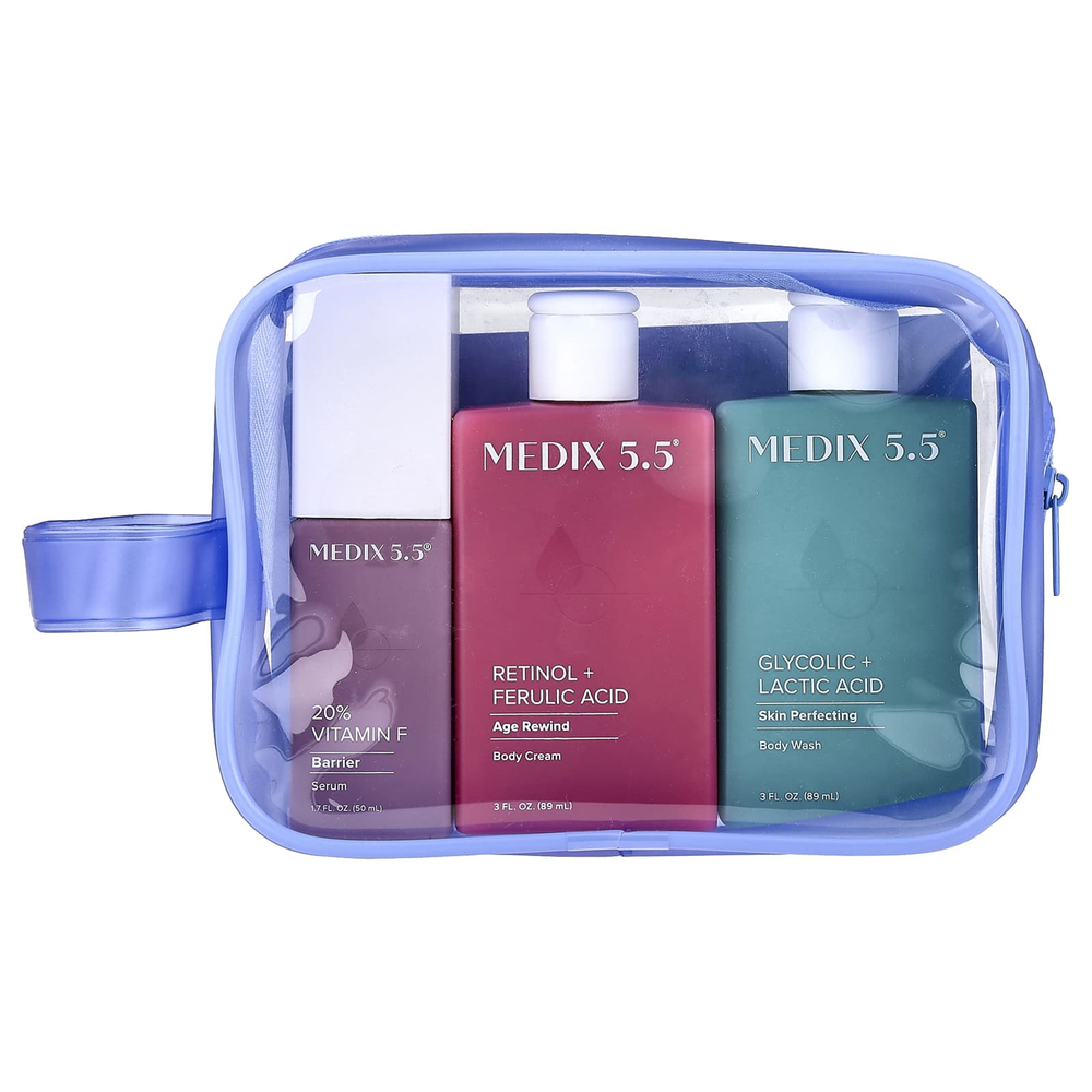 Medix 5.5, iHerb Exclusive, уход за телом от Medix 5.5, набор из 4 продуктов