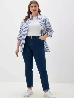 Джинсы на резинке больших размеров