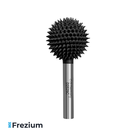 Борфреза по дереву твердосплавная сфера (шар) "O.G.Germany" (D25.4xS6.35xH25.4xL60; D2525C)