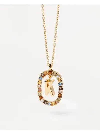 Колье женское Буква K