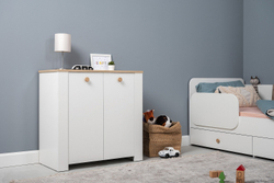 Комод 16.228.02 Джастин Белый шагрень, Дуб Белый