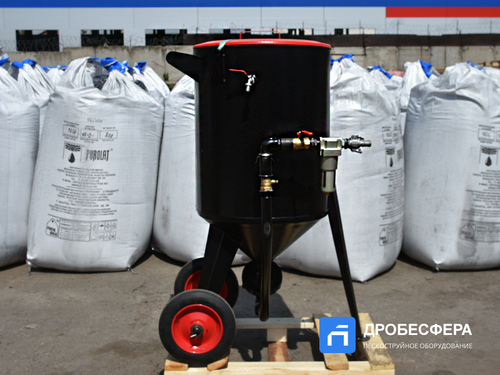 Пескоструйный аппарат PST-PS-200-2 с шиберным дозатором