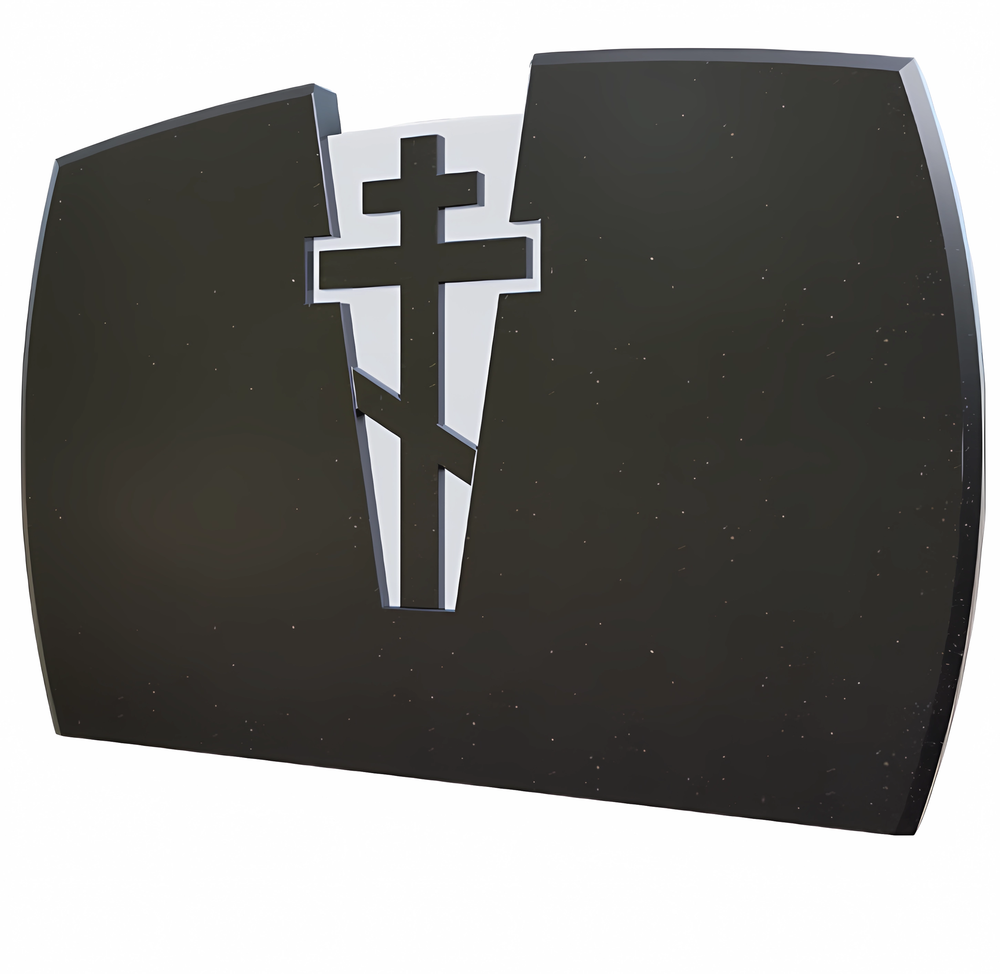 Памятник фигурный семейный №119 Black (черный)