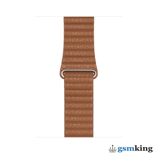 Apple Leather Loop for Apple Watch 42|44|45|49mm M Saddle Brown (Золотисто-коричневый) MXAF2ZM/A
