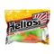 Твистер Helios Credo Double Tail 2,95"/7,5 см Orange & Green 7шт. (HS-12-025)