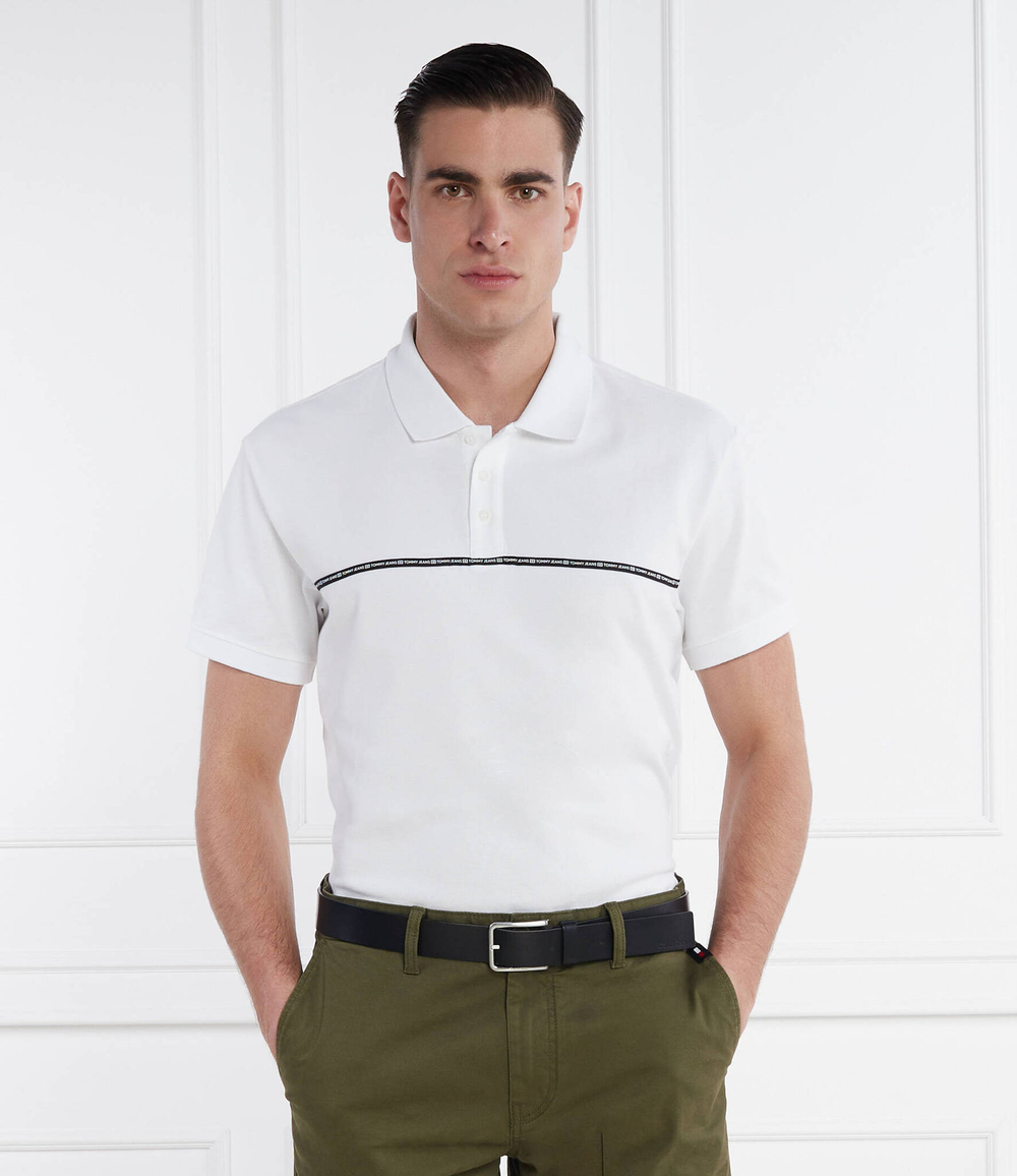 Поло Tommy Jeans - белый(DM0DM18926)