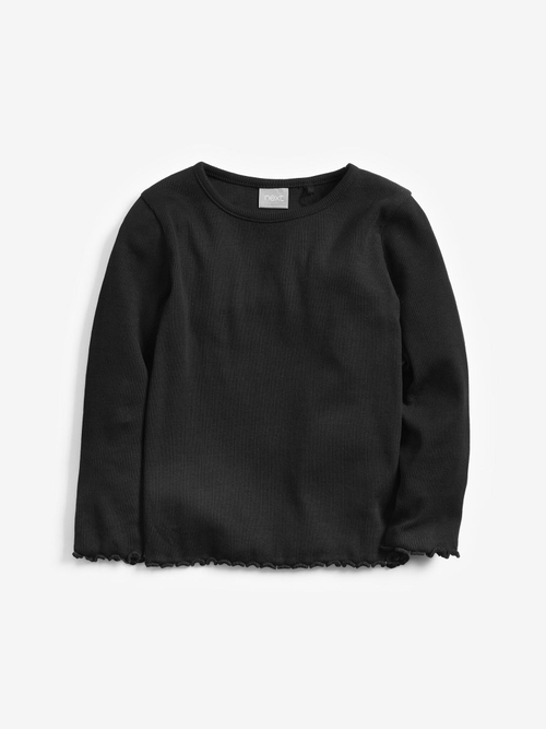 Лонгслив для девочки Next 171-035, Черный