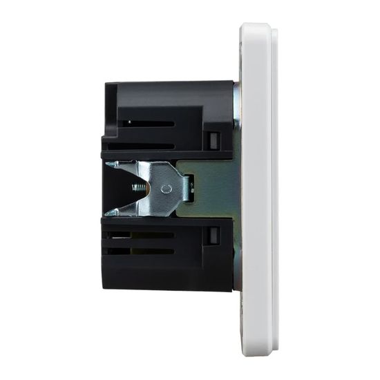 Розетка ROUND USB-A+Type-C 3А с функцией быстрой зарядки перламутр KRANZ