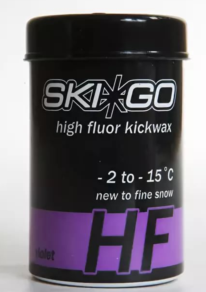 Лыжная мазь SKIGO HF, (-2-15 C), Violet, 45 g (новый снег) арт. 90247