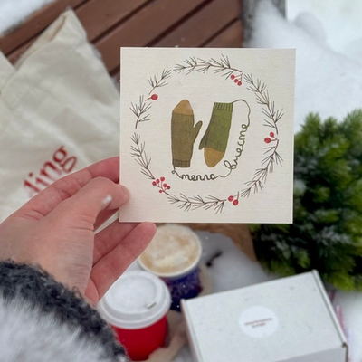 открытка "вместе тепло"